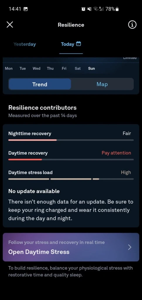 Można również wyświetlić czynniki wpływające