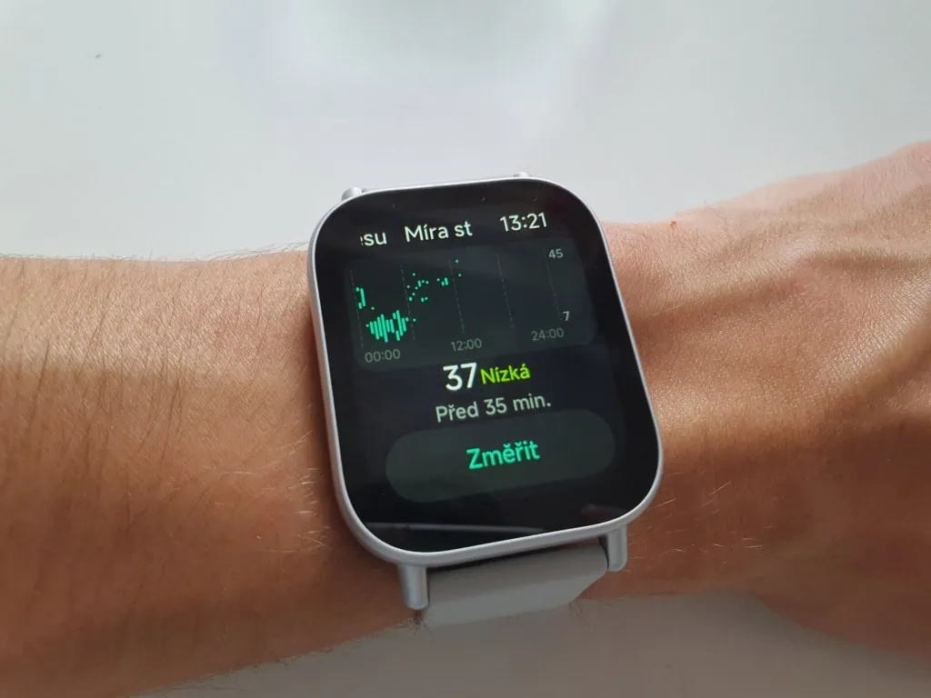 Stres jest monitorowany przez cały dzień