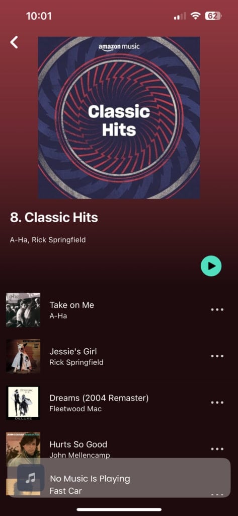 Możesz wybierać spośród różnych playlist