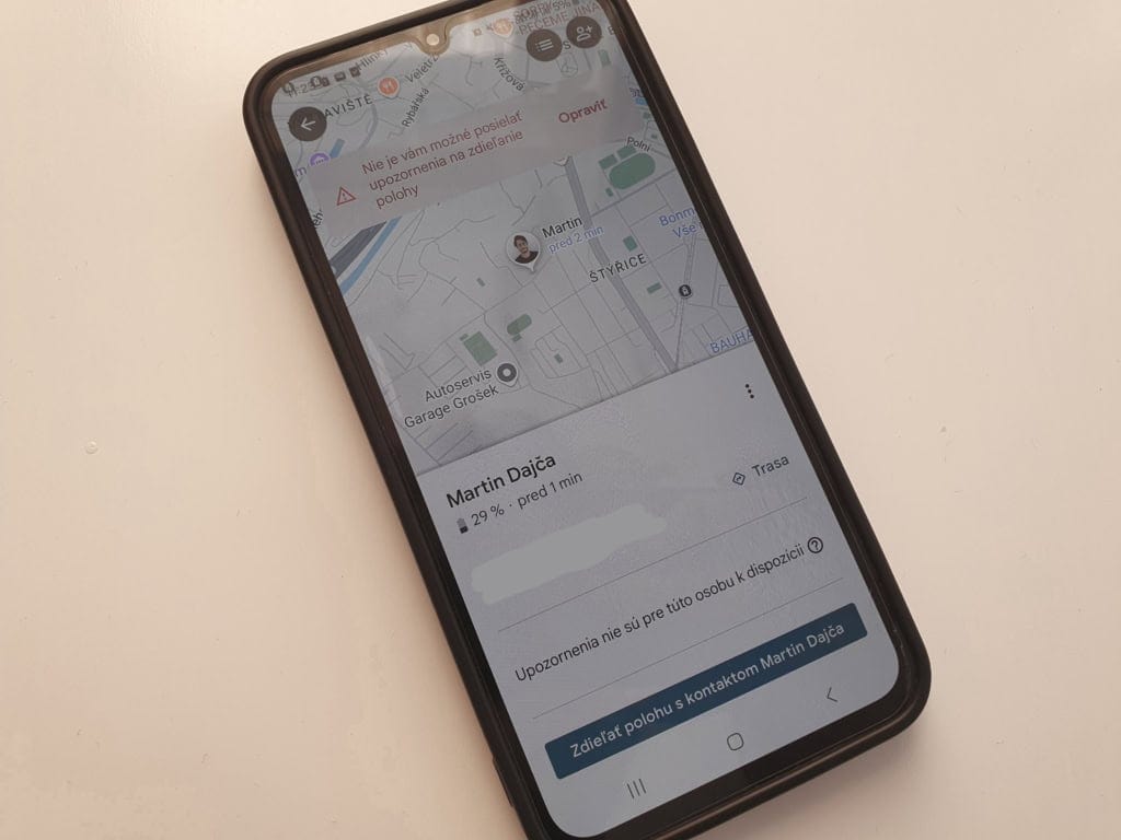 Pod adresem URL znajduje się mapa i szczegóły