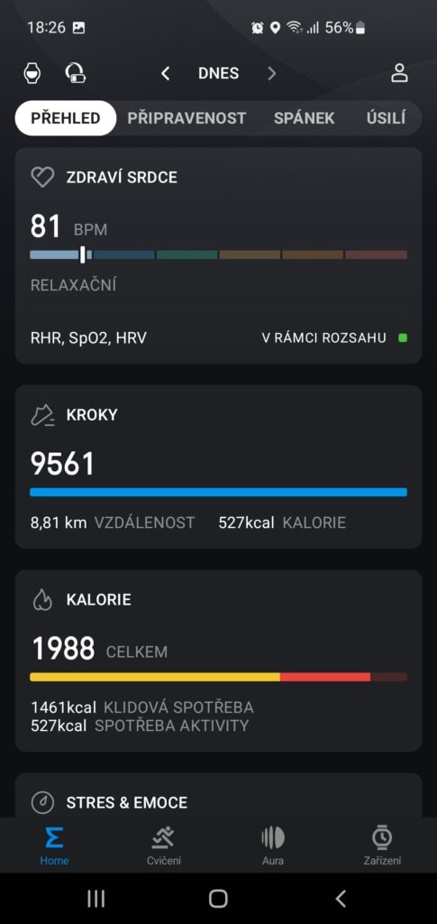 Postęp w realizacji podstawowych celów dziennych