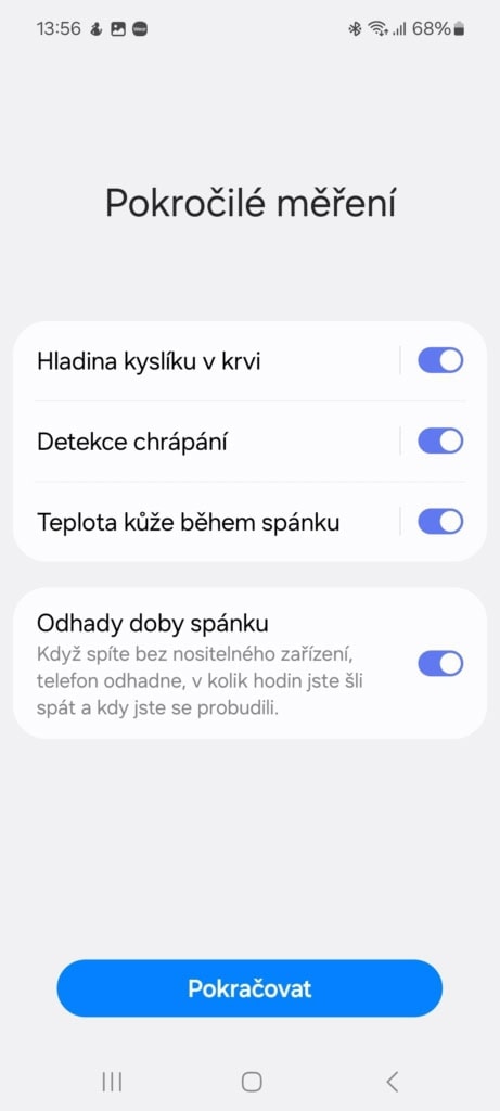 Zaawansowane ustawienia na początku