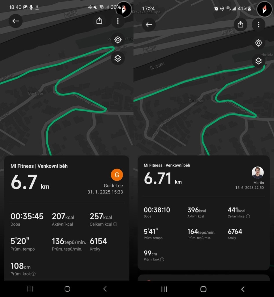 Xiaomi Smart Band 8 Pro (po lewej), Xiaomi Smart Band 9 Pro (po prawej)