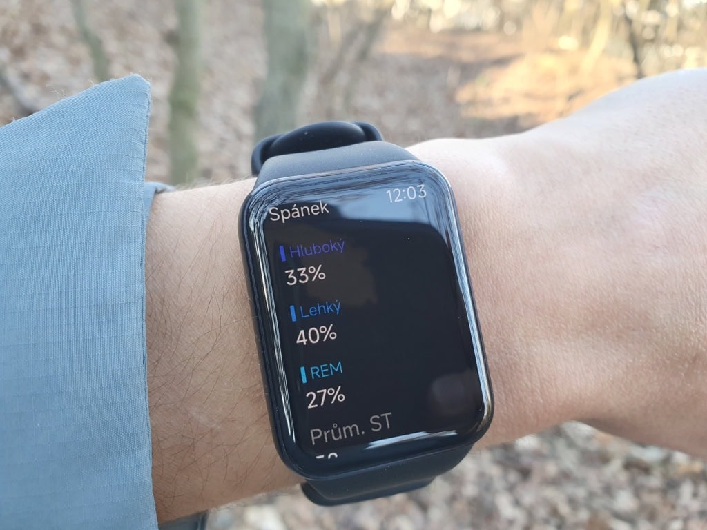 Procentowy udział faz snu