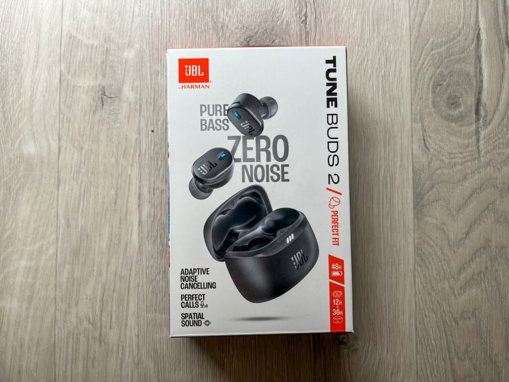 Zawartość opakowania JBL Tune Buds 2