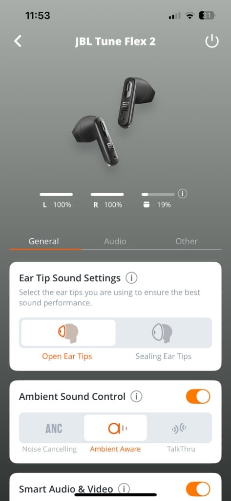 Strona główna w aplikacji
