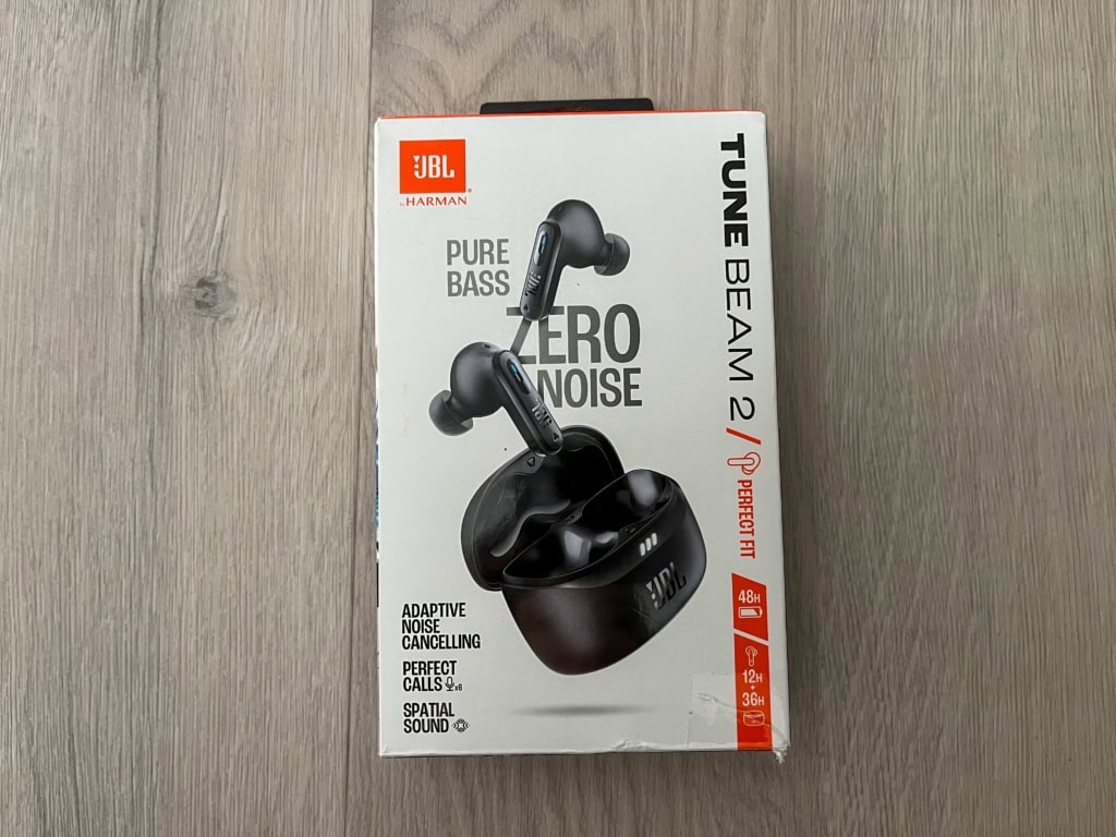 Balenie JBL Tune Beam2