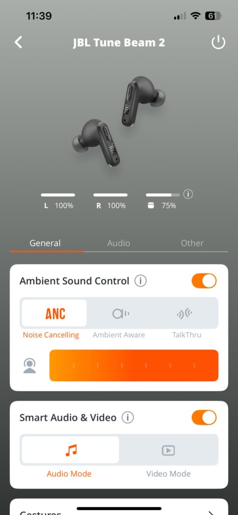 Strona główna w aplikacji