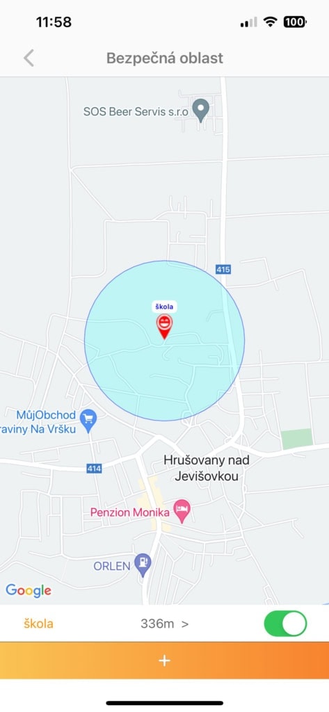 Ustawienia stref bezpieczeństwa