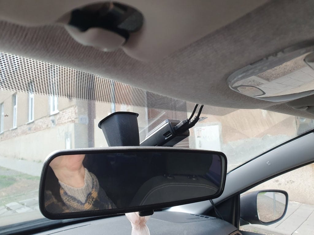 Kamera nie przeszkadza w widoku