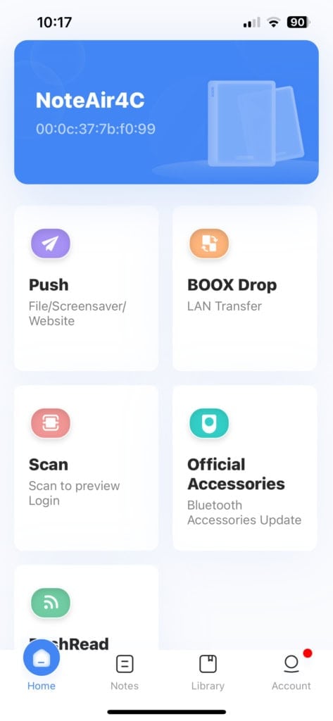 Ekran startowy aplikacji