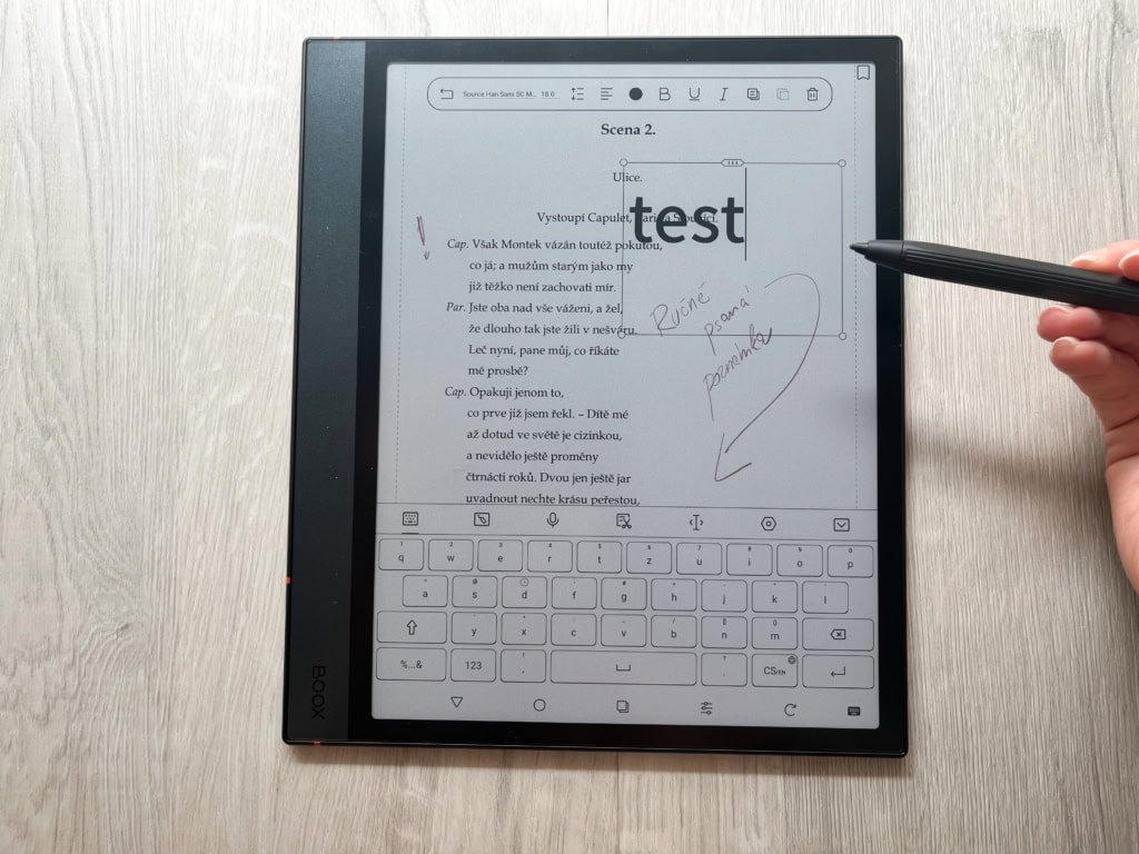 Dodawanie tekstu maszynowego