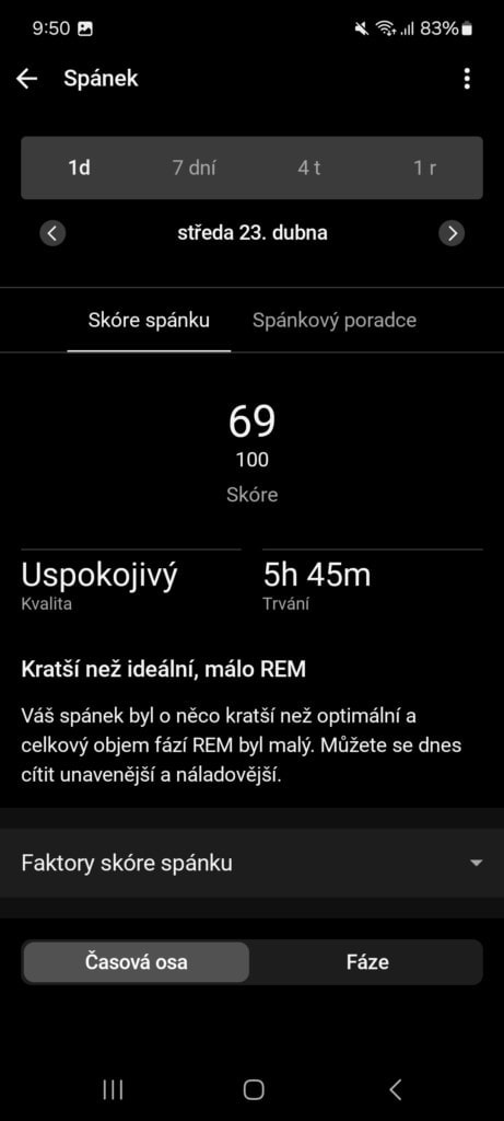 W aplikacji Garmin Connect znajdziesz wiele danych