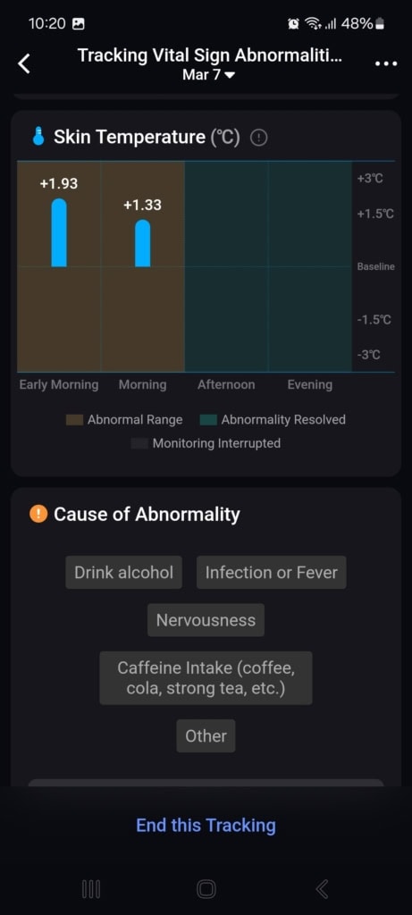 Możliwe przyczyny nietypowych wartości