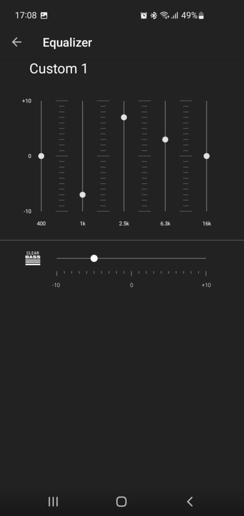 Ustawienia własnego equalizera
