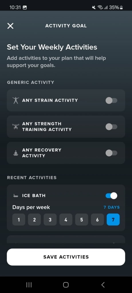 Aktywność jako cel planu