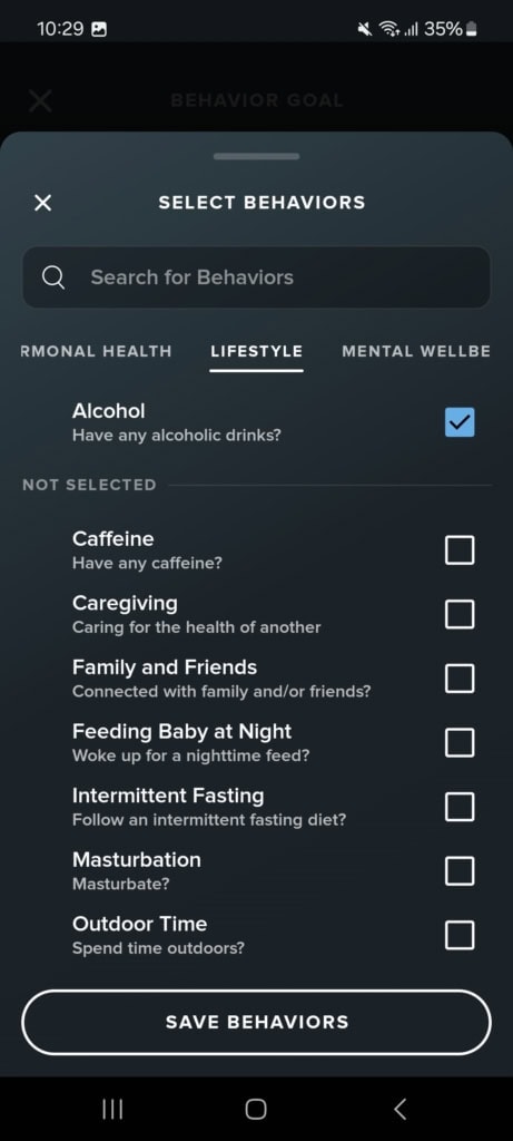 Wybór nawyków jest szeroki