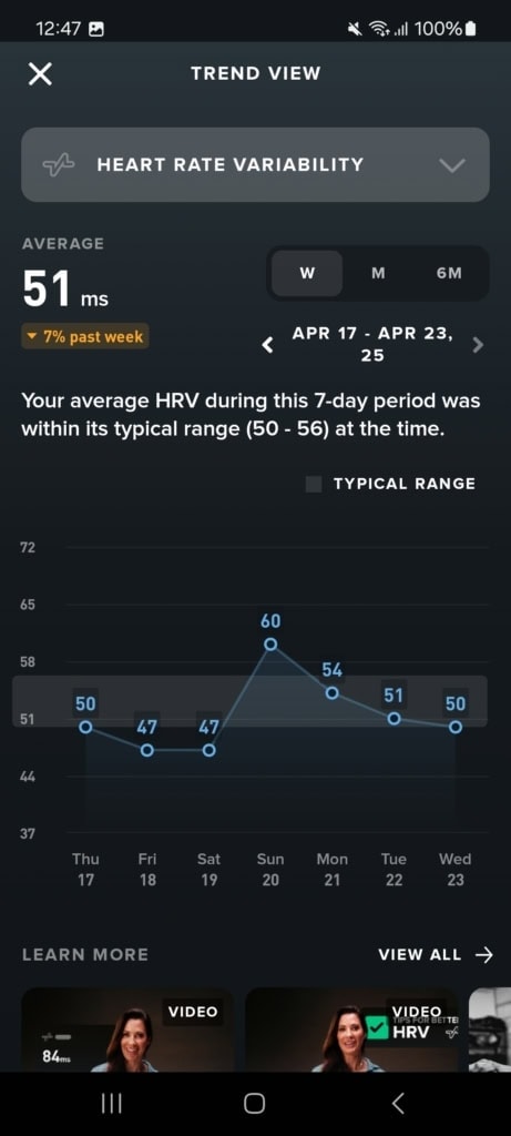 Statystyki i analiza HRV
