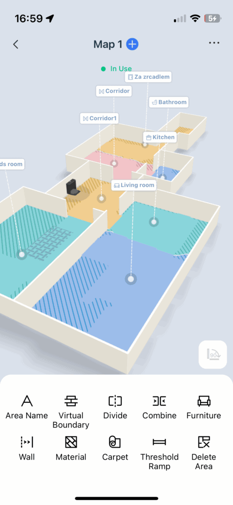 Mapę można przełączyć w tryb 3D