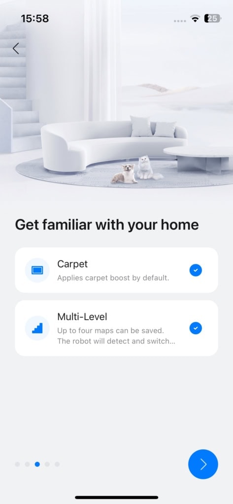 Szybka konfiguracja mieszkania podczas pierwszej inicjalizacji