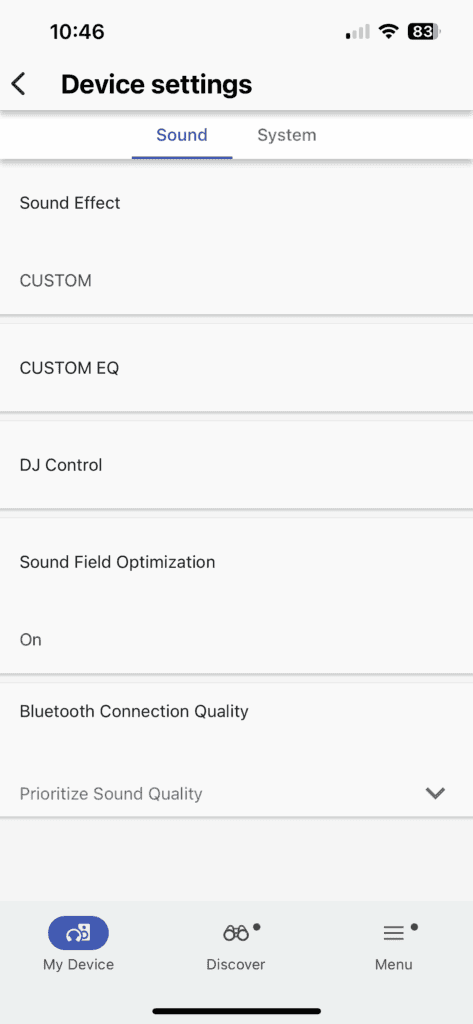 Ustawienia urządzenia