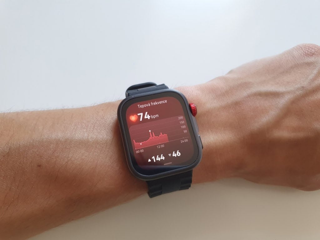 Zmiany tętna w czasie